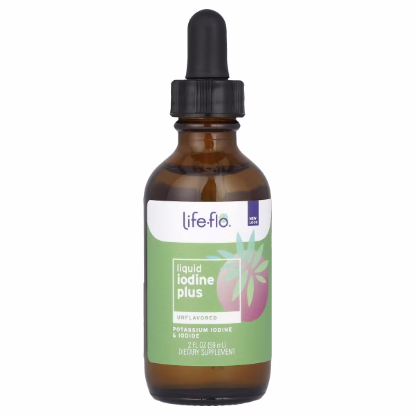 Life-flo, Liquid Iodine Plus, With Potassium Iodide & Iodine, Unflavored, 2 fl oz (59 ml) - Image 3