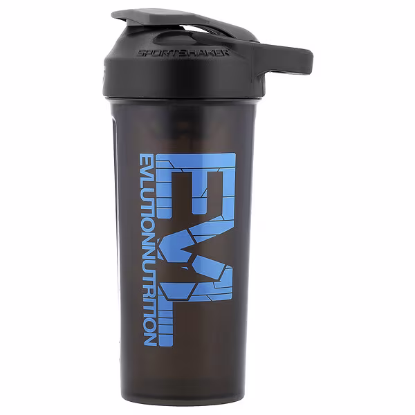EVLution Nutrition, EVL Sport Shaker, Black, 27 oz