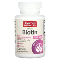 producs-158_1.jpg Jarrow Formulas, Biotin, 5,000 mcg, 100 Veggie Capsules
