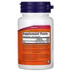 NOW Foods, Biotin, 1,000 mcg, 100 Veg Capsules - Image 9