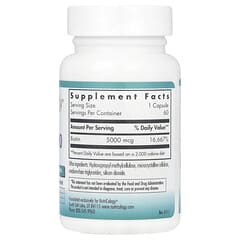 Nutricology, Biotin 5000, 5,000 mcg , 60 Vegetarian Capsules - Image 2