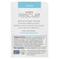The Ginger People, Ginger Rescue, Chewable Ginger Tablets, Strong, 24 Tablets - Image 2