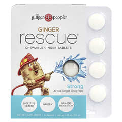The Ginger People, Ginger Rescue, Chewable Ginger Tablets, Strong, 24 Tablets - Image 3