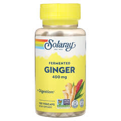 Solaray, Fermented Ginger, 400 mg, 100 VegCaps - Image 3