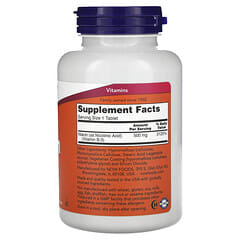 NOW Foods, Niacin, 500 mg, 250 Tablets - Image 9