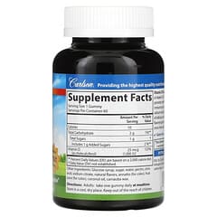 Carlson, Vitamin D3 Gummies, Natural Fruit Flavors, 25 mcg (1,000 IU), 60 Gummies - Image 4