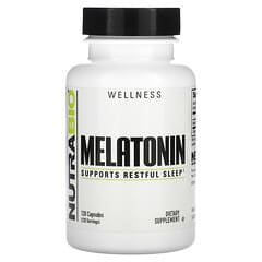 NutraBio, Melatonin, 3 mg, 120 Capsules