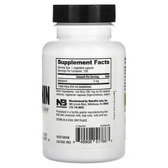 NutraBio, Melatonin, 3 mg, 120 Capsules - Image 4