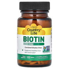Country Life, Biotin, 1 mg, 100 Tablets - Image 3