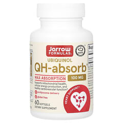 Jarrow Formulas, Ubiquinol QH-Absorb, Max Absorption, 100 mg, 60 Softgels - Image 3