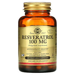 Solgar, Resveratrol, 100 mg, 60 Vegetable Capsules - Image 3