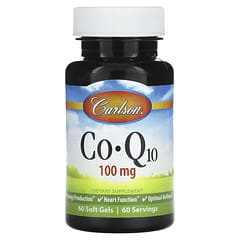 Carlson, CoQ10, 100 mg , 60 Soft Gels - Image 3