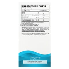 Nordic Naturals, Omega-3D, Lemon, 120 Soft Gels - Image 5