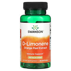 Swanson, D-Limonene, Orange Peel Extract , 250 mg , 60 Softgels - Image 3
