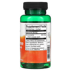 Swanson, D-Limonene, Orange Peel Extract , 250 mg , 60 Softgels - Image 4