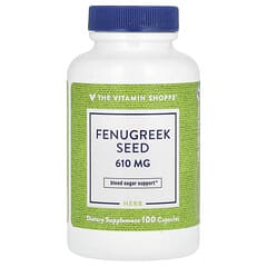 The Vitamin Shoppe, Fenugreek Seed, 610 mg, 100 Capsules