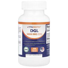 Vitamatic, DGL, 200 Vegetable Capsules - Image 3