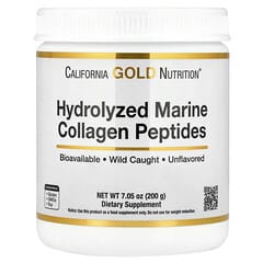 California Gold Nutrition, Hydrolyzed Marine Collagen Peptides, Unflavored, 7.05 oz (200 g)