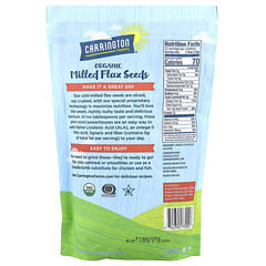 Carrington Farms, Organic Milled Flax Seeds, 14 oz (397 g) - Image 2