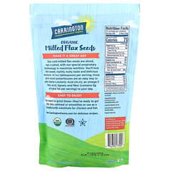 Carrington Farms, Organic Milled Flax Seeds, 14 oz (397 g) - Image 4