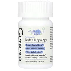 Genexa, Kids' Sleepology, Organic Nighttime Sleep Aid, Ages 3-11, Vanilla Lavender, 60 Chewable Tablets - Image 3