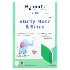 Hyland's Naturals, Kids, Stuffy Nose and Sinus, 2-12 Years, 50 Quick-Dissolving Tablets - Image 4