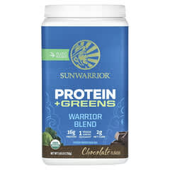 Sunwarrior, Warrior Blend, Protein + Greens, Chocolate, 1.65 lb (750 g) - Image 3
