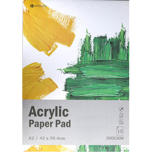 A2 Acrylic Paper Pad - White